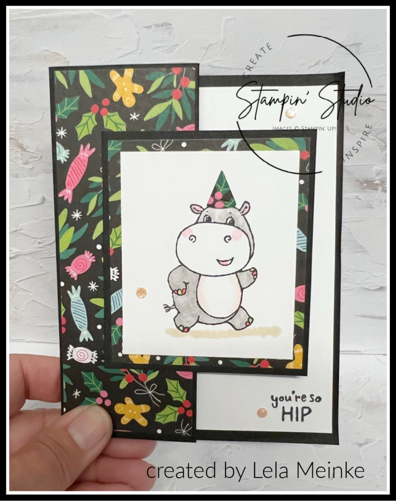 Stampin' Up! Hippest Hippos stamp set, Sale-a-bration, Stampin' Studio