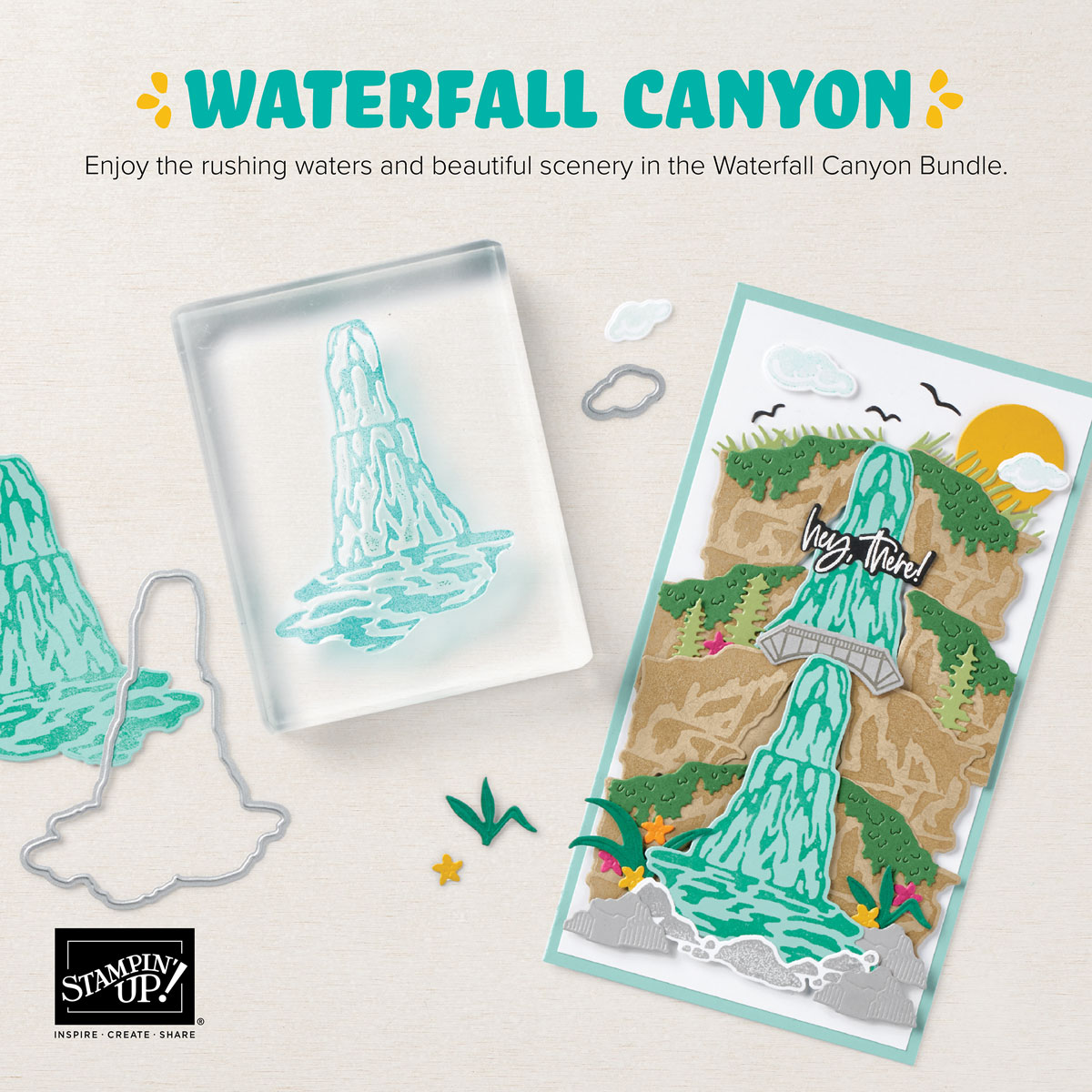 Stampin' Up! Waterfall Canyon Bundle, Stampin' Studio