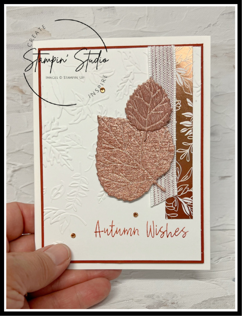 Stampin' Up! Aspen Tree Dies & Leaf Fall Embossing Folder, Stampin' Studio