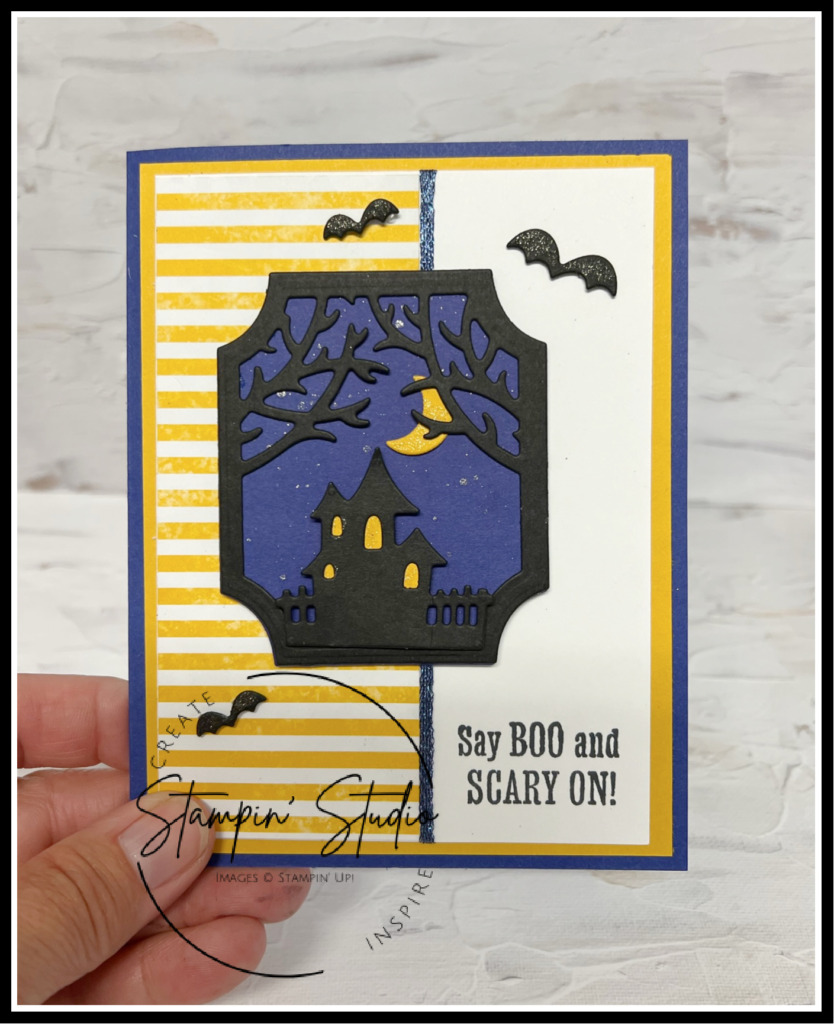 Stampin' Up! Scary & Cut Bundle, Halloween card, Stampin' Studio