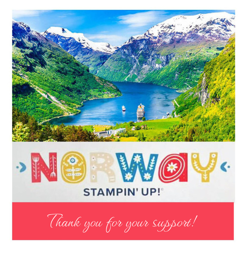 Stampin' Up! Norway Incentive Trip Thank You, Stampin' Studio