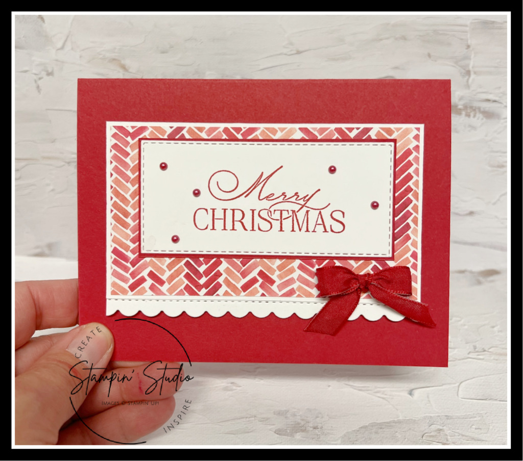 Stampin' Up! Brightest Glow stamp set, Christmas Card, Stampin' Studio