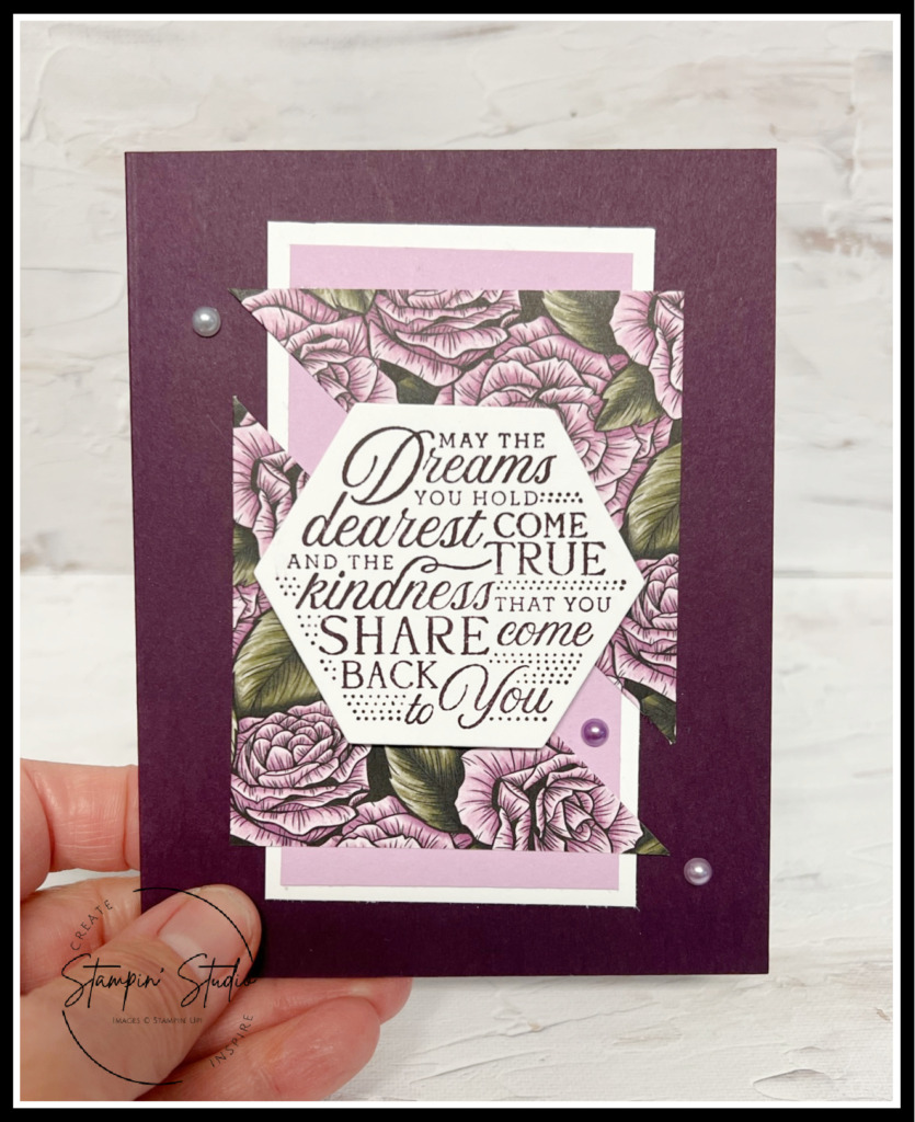 Stampin' Up! Covered in Sunshine stamp set, Favored Flowers DSP, Sale-a-bration 2023, Stampin' Studio