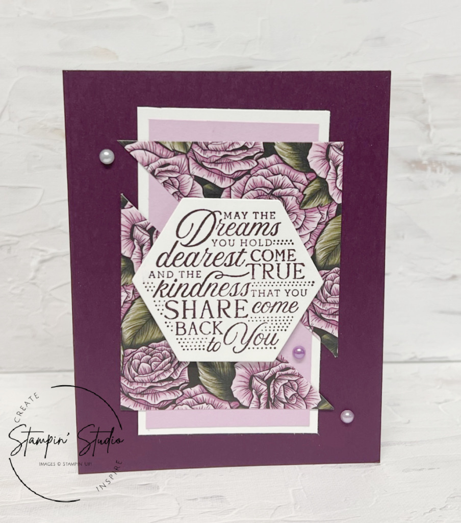 Stampin' Up! Covered in Sunshine stamp set, Favored Flowers DSP, Sale-a-bration 2023, Stampin' Studio