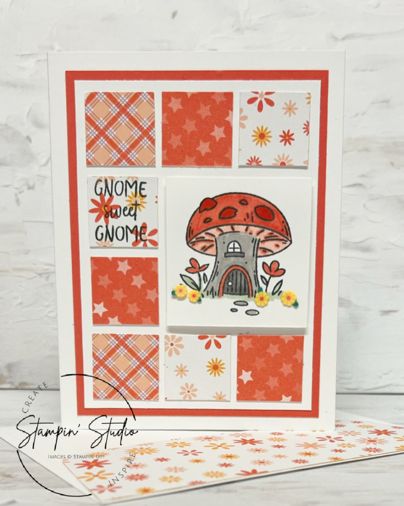 Stampin' Up! Friendly Gnomes stamp set, Gnomes Dies, Stamp Crop & Cruise Retreat, Stampin' Studio