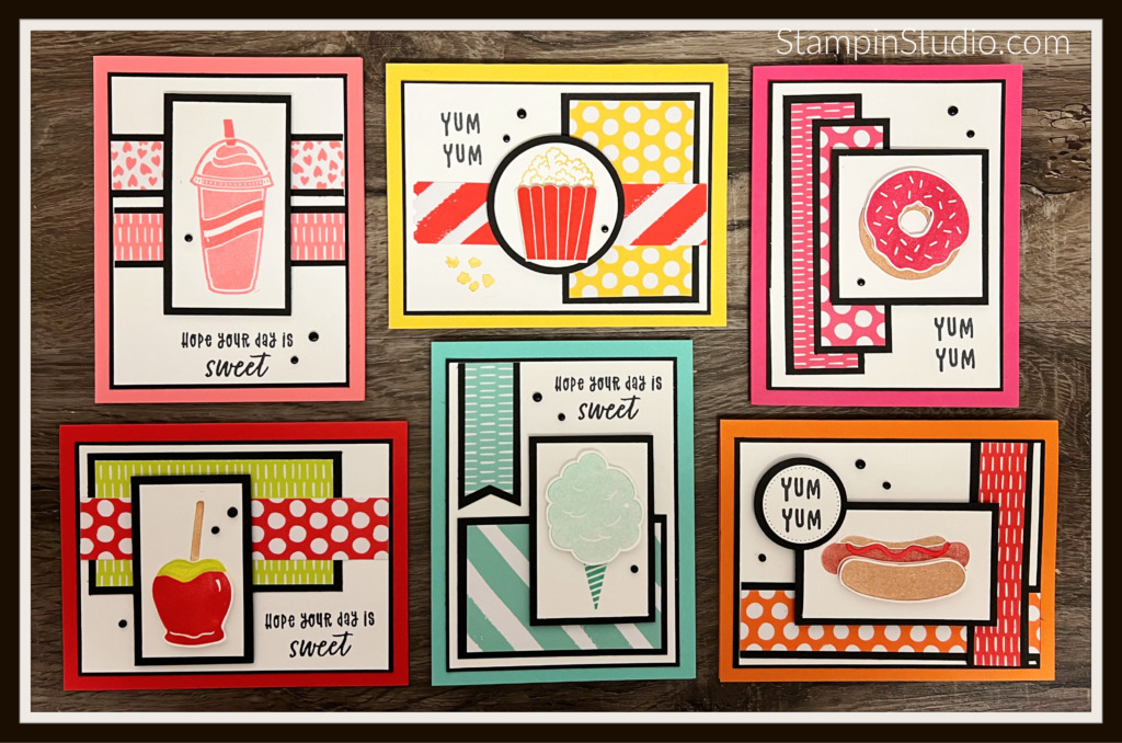 Stampin' Up! Carnival Treats stamp set, Stampin' Sisters Retreat, Stampin' Studio