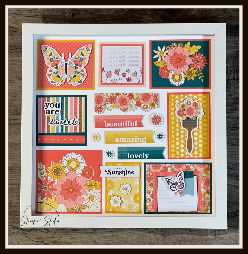 Stampin' Up! Stampin' Sisters Retreat, Sweet Thoughts Memories & More Card Pack, Framed Art, Stampin' Studio